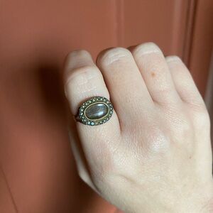 1798 Mourning Ring Hair Georgian